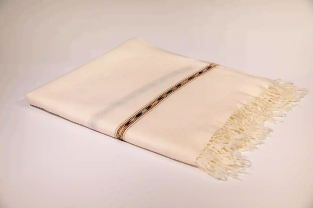 White Shawl for Men