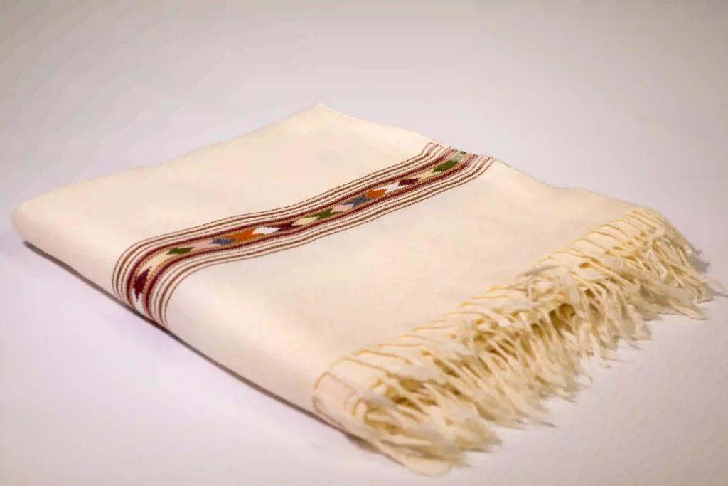 white shawl for men