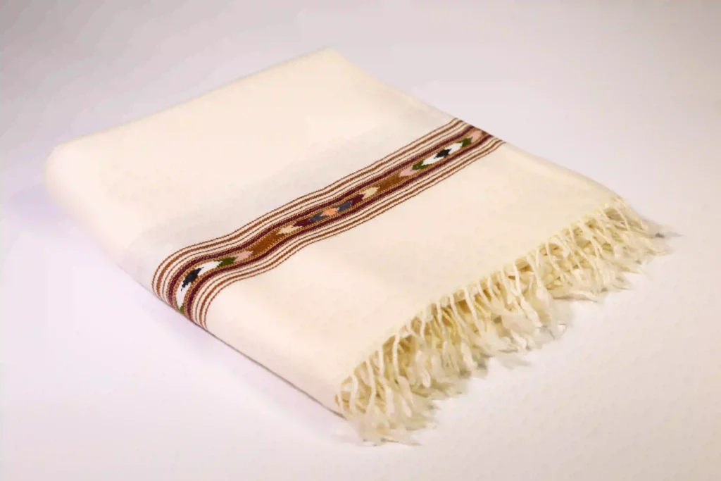 white shawl for men