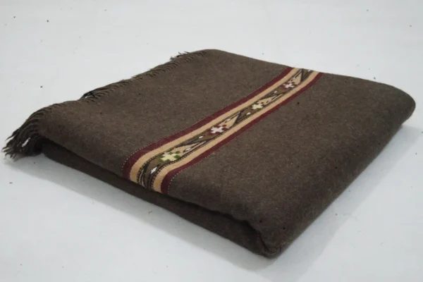brown shawl