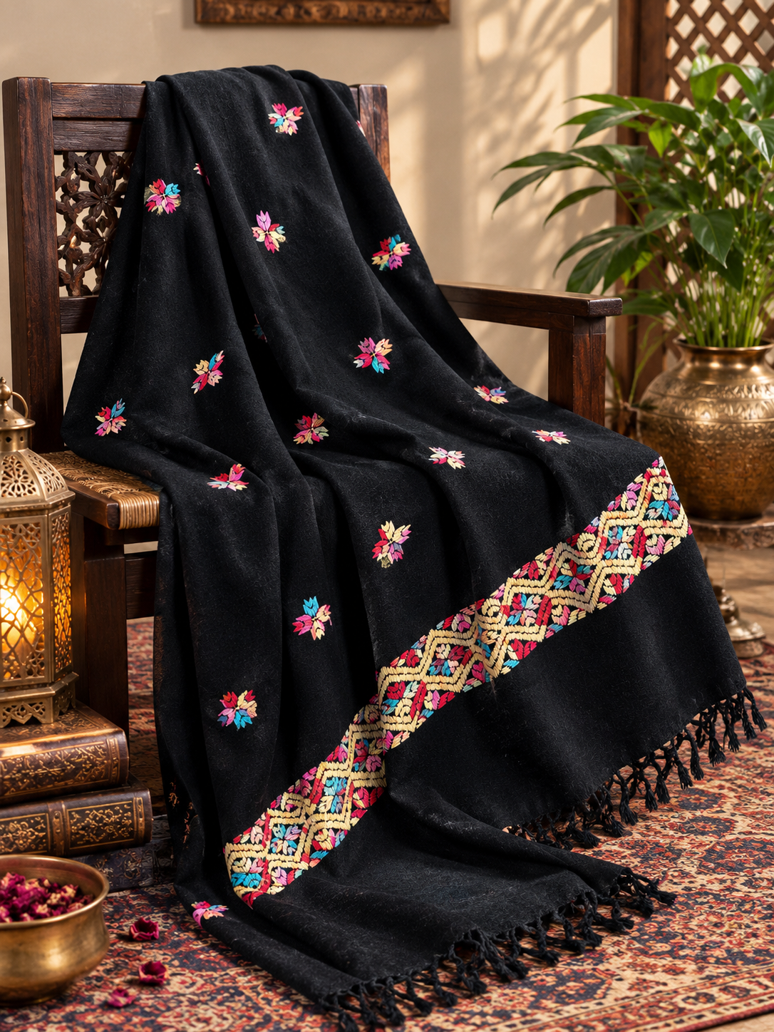 ladies winter shawl